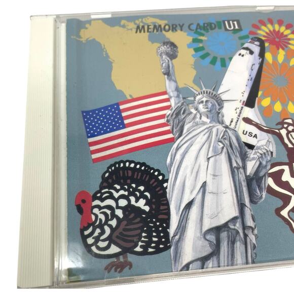 Janome 8000 Memory Card U1 American Series Embroidery Card Circa 1992 - Picture 2 of 11